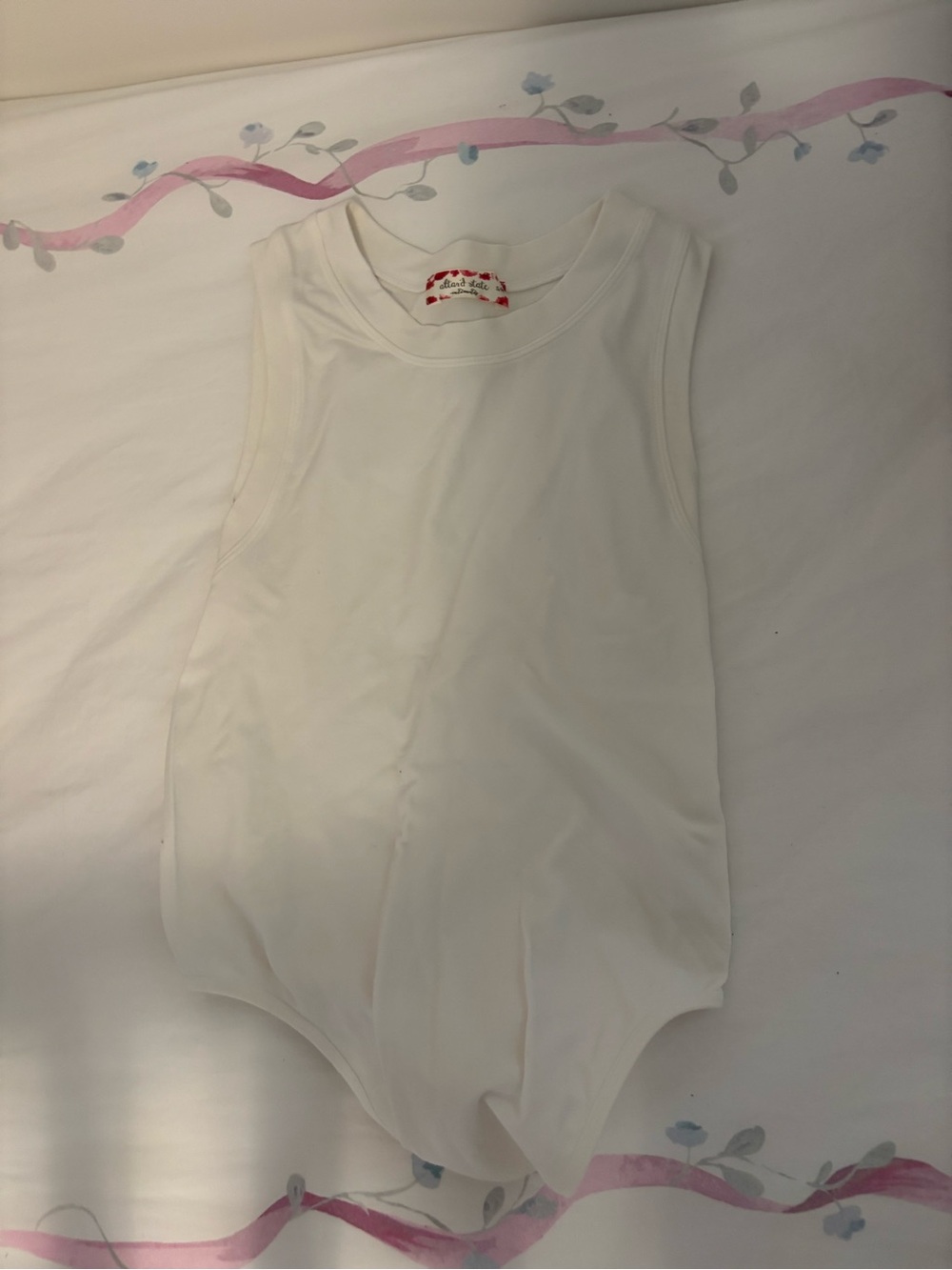Altar'd State White Sleeveless Bodysuit
